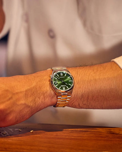 Citizen Tsuyosa Automático, Carátula Naranja — Caballero