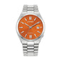 Citizen Tsuyosa Automático, Carátula Naranja — Caballero