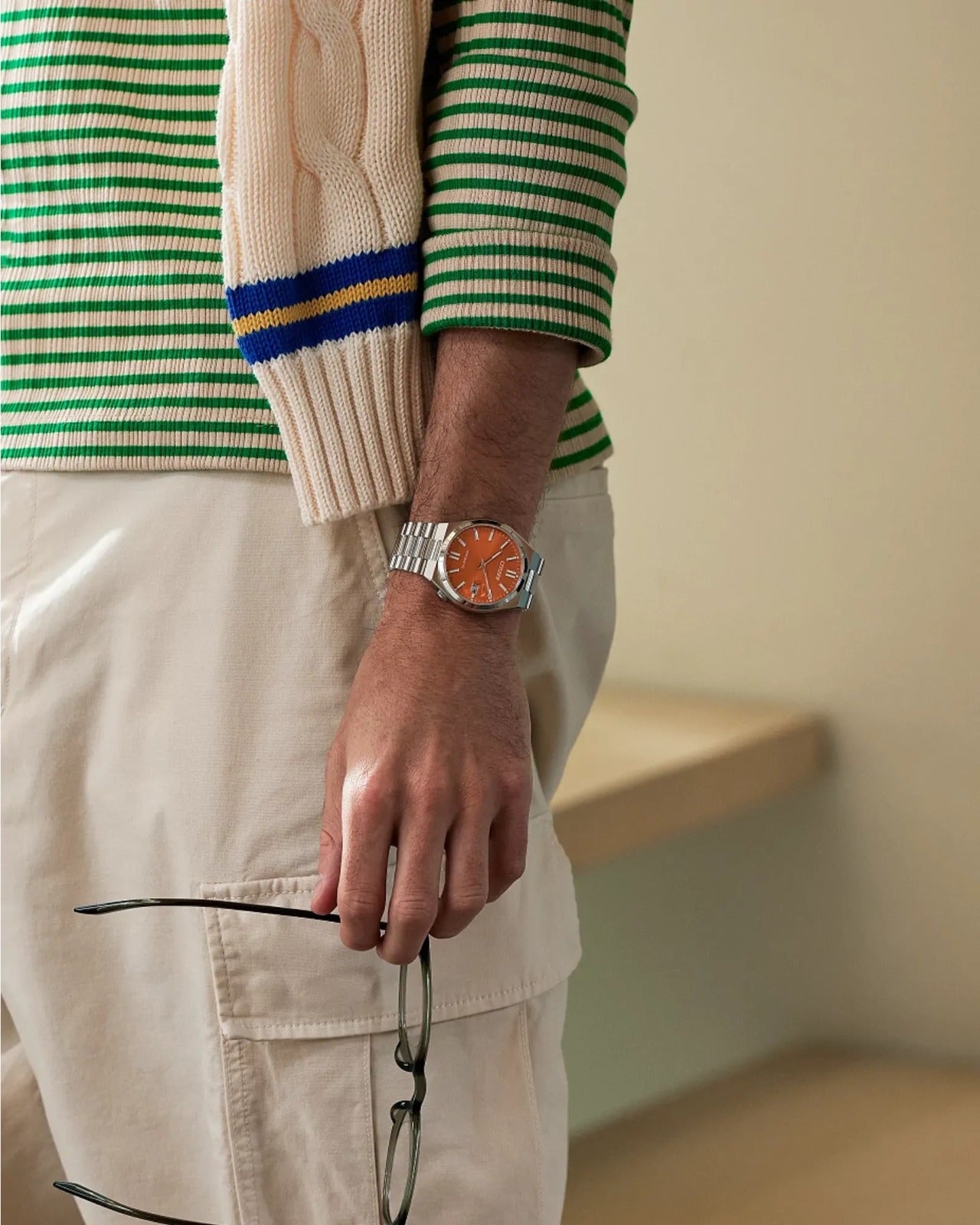 Citizen Tsuyosa Automático, Carátula Naranja — Caballero