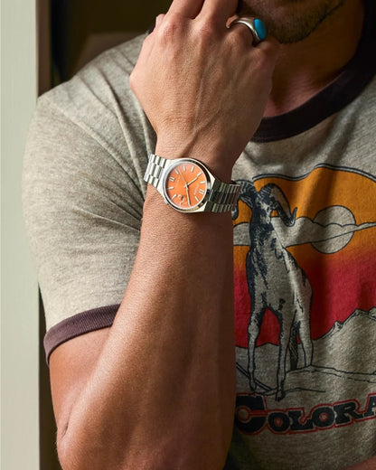 Citizen Tsuyosa Automático, Carátula Naranja — Caballero