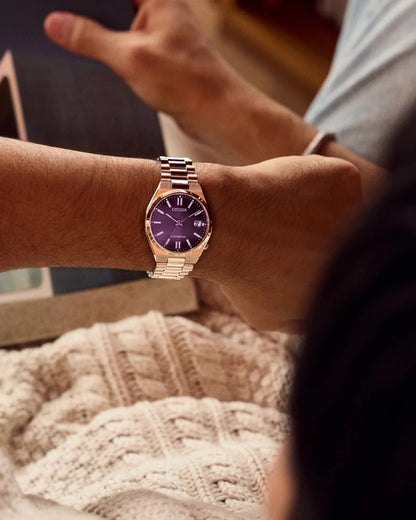 Citizen Tsuyosa Automático, Carátula Púrpura Degradada — Unisex