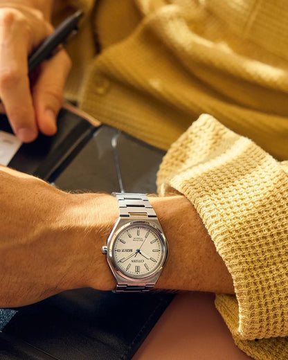 Citizen Súper Titanio Eco-Drive, Carátula Blanca — Caballero