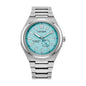 Citizen Súper Titanio Automático, Carátula Azul Turquesa — Caballero