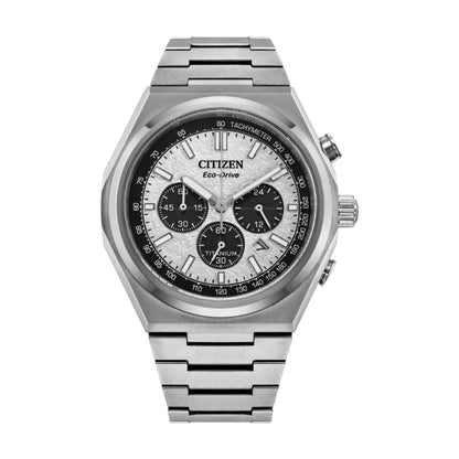 Citizen Súper Titanio Chrono, Carátula Blanca — Caballero