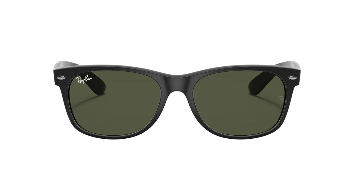 Ray-Ban Wayfarer Classic, Marco Negro, Cristal Verde — Unisex
