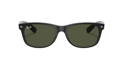 Ray-Ban Wayfarer Classic, Marco Negro, Cristal Verde — Unisex