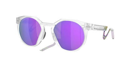 Oakley HSTN Armazón Transparente, Lente Prizm Viqoleta Polarizado — Unisex