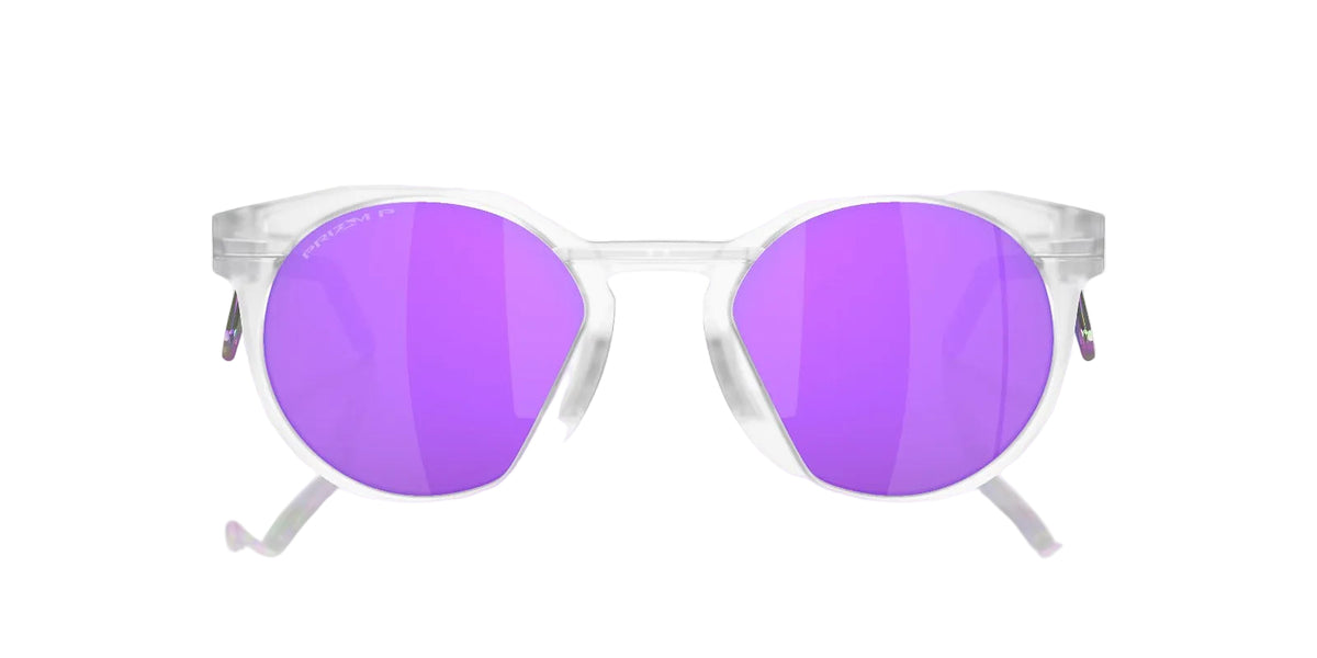 Oakley HSTN Armazón Transparente, Lente Prizm Viqoleta Polarizado — Unisex