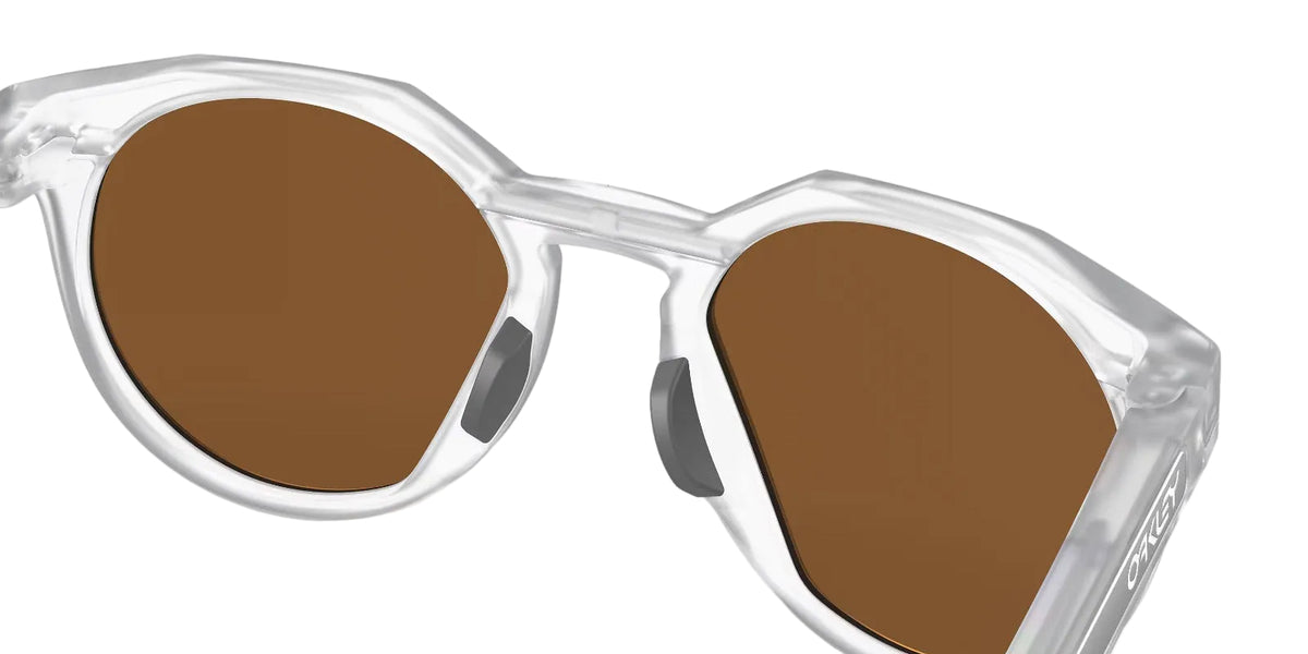 Oakley HSTN Armazón Transparente, Lente Prizm Viqoleta Polarizado — Unisex