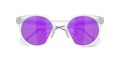 Oakley HSTN Armazón Transparente, Lente Prizm Viqoleta Polarizado — Unisex