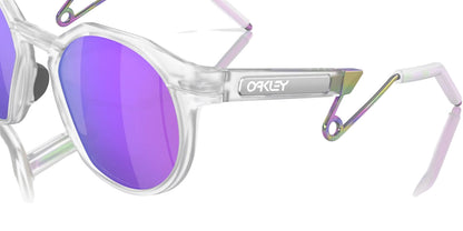 Oakley HSTN Armazón Transparente, Lente Prizm Viqoleta Polarizado — Unisex