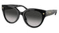 Coach Lentes de Sol, Negro / Íconos Dorados — Dama