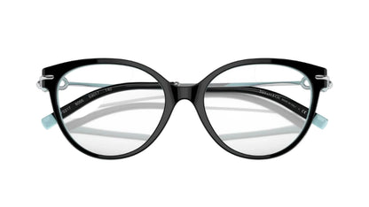 Tiffany & Co. Lentes Oftálmicos, Marco Negro Brillante — Dama